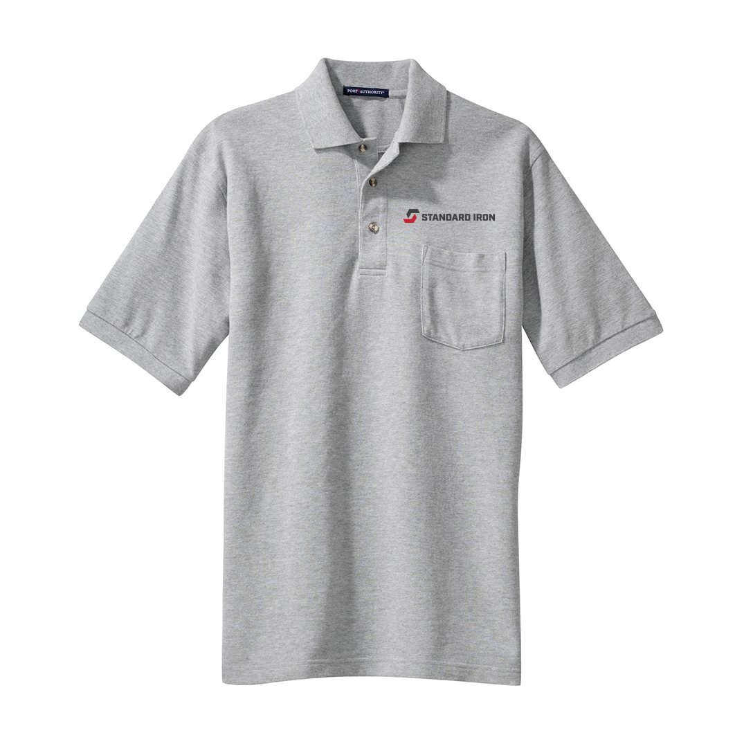 Port Authority Heavyweight Cotton Pique Polo w/ Pocket