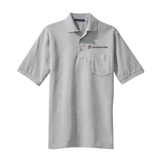 Port Authority Heavyweight Cotton Pique Polo w/ Pocket
