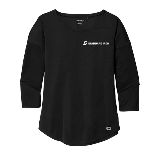 OGIO Ladies Gravitate Scoop 3/4 Sleeve