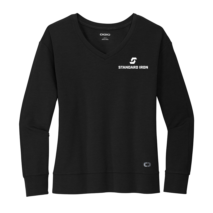 OGIO® Women's Luuma Flex Long Sleeve V-Neck