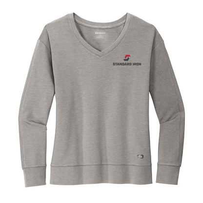 OGIO® Women's Luuma Flex Long Sleeve V-Neck
