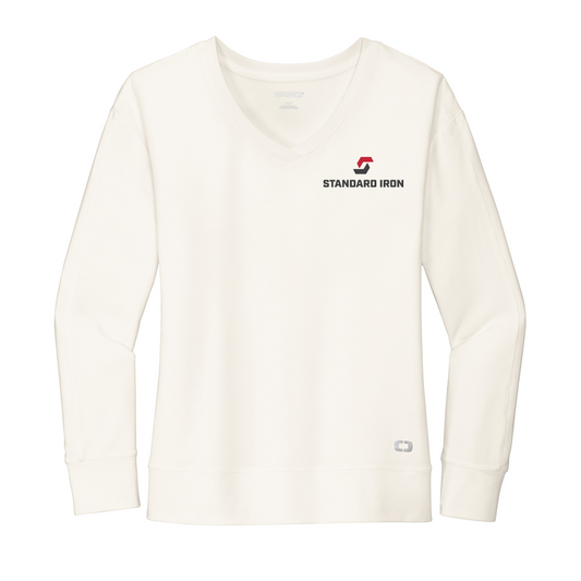 OGIO® Women's Luuma Flex Long Sleeve V-Neck