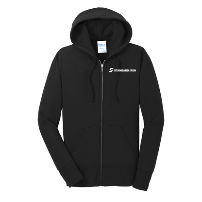 Port & Company® Women's Core Fleece Full-Zip Hooded Sweatshirt