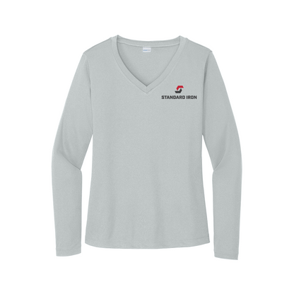 Sport-Tek® Women's Long Sleeve PosiCharge® Competitor™ V-Neck Tee