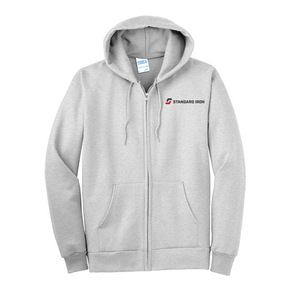Port & Company® Tall Essential Fleece Full-Zip Hooded Sweatshirt