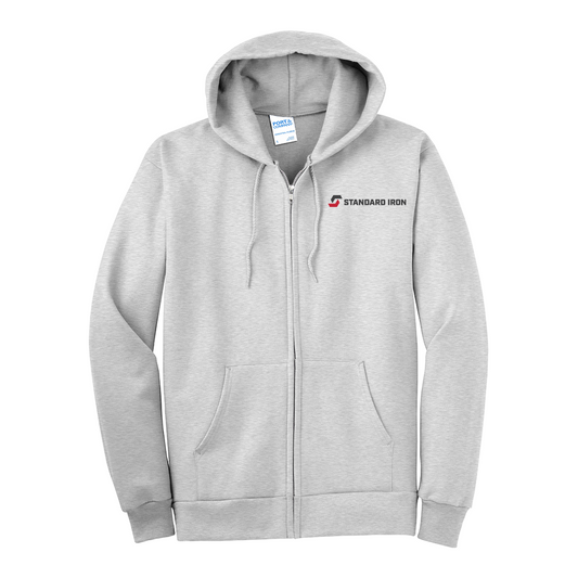 Port & Company® Tall Essential Fleece Full-Zip Hooded Sweatshirt