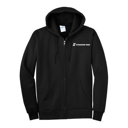 Port & Company® Tall Essential Fleece Full-Zip Hooded Sweatshirt