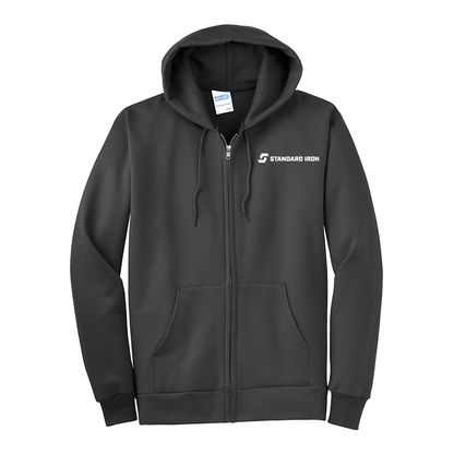Port & Company® Tall Essential Fleece Full-Zip Hooded Sweatshirt