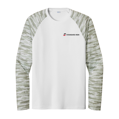 Sport-Tek Drift Camo Colorblock Long Sleeve Tee
